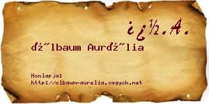 Ölbaum Aurélia névjegykártya